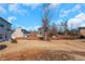 Private backyard with fenced yard and neighbor's homes visible at 1912 Wheat Valley Cir, Conyers, GA 30013