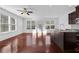 Bright dining area with hardwood floors and access to backyard at , Stone Mountain, GA 30083