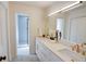 Modern bathroom with double vanity and walk-in shower at 1080 Willow Bnd, Roswell, GA 30075