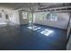 Bright garage interior with painted floor and natural light at 1080 Willow Bnd, Roswell, GA 30075