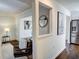 Elegant hallway with dark wood floors and stylish accents at 1080 Willow Bnd, Roswell, GA 30075