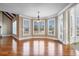 Dining area with large windows providing natural light and views of the outdoors at 2602 Alcovy Club Dr, Dacula, GA 30019