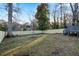 Fenced backyard with a deck and stairs leading to the house at 1573 Newton Se Ave, Atlanta, GA 30316