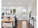 Bright living room with hardwood floors and modern furniture at 1573 Newton Se Ave, Atlanta, GA 30316