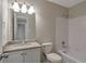 Updated bathroom with granite vanity and bathtub at 2599 Fieldstone View Se Ln, Conyers, GA 30013