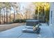 Hot tub and lounge chairs on a spacious patio at 1935 Aurelia Dr, Cumming, GA 30041