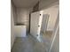 Bathroom with gray tile shower and floors at 458 Florence Rd, Douglasville, GA 30134