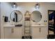 Spa-like bathroom with double vanity and walk-in shower at 2587 Alvecot Cir, Atlanta, GA 30339