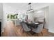 Open concept kitchen and dining area with hardwood floors at 622 Bellemeade Nw Ave # 7, Atlanta, GA 30318