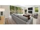 Bright living room with sliding doors to backyard at 622 Bellemeade Nw Ave # 7, Atlanta, GA 30318