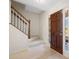 Bright entryway with hardwood floors and staircase at 4496 Whitt Station Nw Run, Acworth, GA 30101