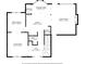 Detailed floor plan showcasing a two-story home's layout and dimensions at 4496 Whitt Station Nw Run, Acworth, GA 30101