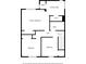 Two-story home floor plan, featuring 3 bedrooms and 2.5 bathrooms at 4496 Whitt Station Nw Run, Acworth, GA 30101