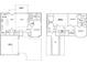 Detailed floor plan showcasing the layout of the home with kitchen, bedrooms, garage, and living spaces at 116 Cottage Gate Ln, Roswell, GA 30076