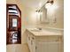 Charming bathroom with updated vanity and tiled countertop at 305 Carrolls Way, Fayetteville, GA 30215