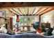 Bright living area with hardwood floors and access to the backyard at 305 Carrolls Way, Fayetteville, GA 30215