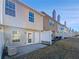 Row of townhouses with private patios and fenced backyards at 2891 Vining Ridge Ter, Decatur, GA 30034