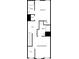 Two-story floor plan showing primary bedroom, bedroom, and two baths at 2891 Vining Ridge Ter, Decatur, GA 30034