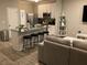 Open concept living and kitchen area with island at 2786 Laurel Ridge Cir, East Point, GA 30344