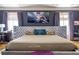 Luxurious main bedroom featuring a plush bed, stylish decor, and relaxing ambiance, a true retreat at 5200 Moore Rd, Suwanee, GA 30024