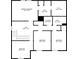 Upstairs floor plan featuring primary bedroom, bedrooms, bathrooms, laundry, and walk-in closet at 7247 Emma Ct, Douglasville, GA 30134