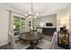 Bright dining area with hardwood floors and view of backyard at 2479 Cedar Canyon Se Rd # 2479, Marietta, GA 30067
