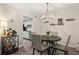 Dining room with chandelier, round table and four chairs at 2479 Cedar Canyon Se Rd # 2479, Marietta, GA 30067
