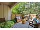Relaxing patio with seating area and built-in grill at 2479 Cedar Canyon Se Rd # 2479, Marietta, GA 30067