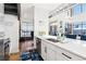 Modern kitchen with stainless steel appliances and a view to the living room at 260 18Th Nw St # 10226, Atlanta, GA 30363