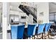 Contemporary kitchen boasting stainless steel appliances and blue barstools at 260 18Th Nw St # 10226, Atlanta, GA 30363