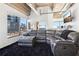 Spacious living room with sectional sofa and expansive city views at 260 18Th Nw St # 10226, Atlanta, GA 30363