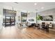 Bright lobby with hardwood floors, comfortable seating, and large windows at 260 18Th Nw St # 10226, Atlanta, GA 30363