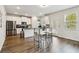 Modern kitchen with stainless steel appliances and island at 5010 Ethans Cove Dr, Austell, GA 30106
