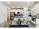 Modern kitchen with island and stainless steel appliances at 5010 Ethans Cove Dr, Austell, GA 30106