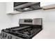Stainless steel gas range with griddle at 6231 Creekford Dr, Lithonia, GA 30058