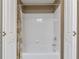 Clean bathroom with a shower/tub combo at 2950 Mount Wilkinson Se Pkwy # 304, Atlanta, GA 30339