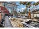 Landscaped backyard with a cozy seating area, hot tub, and well-maintained yard at 930 Custer St, Atlanta, GA 30354