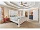 Spacious main bedroom with a trey ceiling, carpeted floors, and lots of natural light at 930 Custer St, Atlanta, GA 30354