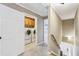 Hallway with access to the laundry room, with washer and dryer included at 930 Custer St, Atlanta, GA 30354