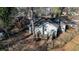 Aerial view of house, deck, and backyard at 2505 Mellville Ave, Decatur, GA 30032