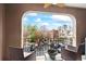 Balcony with chairs overlooking parking lot, trees and neighborhood views at 395 Pharr Ne Rd # 207, Atlanta, GA 30305