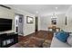 Bright living room with hardwood floors and an open layout at 395 Pharr Ne Rd # 207, Atlanta, GA 30305
