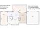 Main level floorplan showcases living, dining, kitchen, sunroom, breakfast area, and garage at 7110 Brandon Mill, Sandy Springs, GA 30328