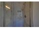 Shower stall with marble-look tiles and a built-in niche at 3640 Autumn View Nw Dr, Acworth, GA 30101