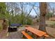 Relaxing backyard with patio, fire pit, and picnic table at 491 Monument Se Ave, Atlanta, GA 30316