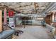 Unfinished basement with ample storage space and workshop area at 491 Monument Se Ave, Atlanta, GA 30316