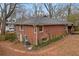 Rear view of brick home showcasing large yard at 491 Monument Se Ave, Atlanta, GA 30316