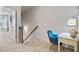 Upstairs landing with a desk and chair, near bedrooms at 205 Bastian Dr # 2, Villa Rica, GA 30180