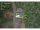Beautiful aerial view of property showing approximate lot lines and surrounding landscape at 4267 Matisse Ln, Fairburn, GA 30213