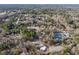 Aerial view showcasing the community amenities including tennis courts and a community center at 2669 Glenrose Hl, Atlanta, GA 30341